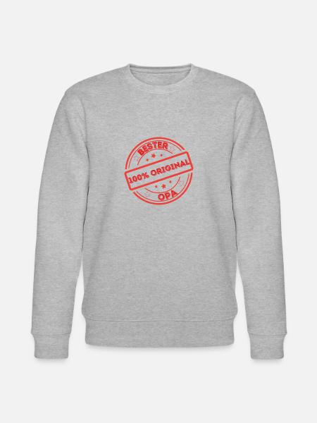 Bester Opa - Stanley/Stella Unisex Bio-Sweatshirt CHANGER - Grau meliert