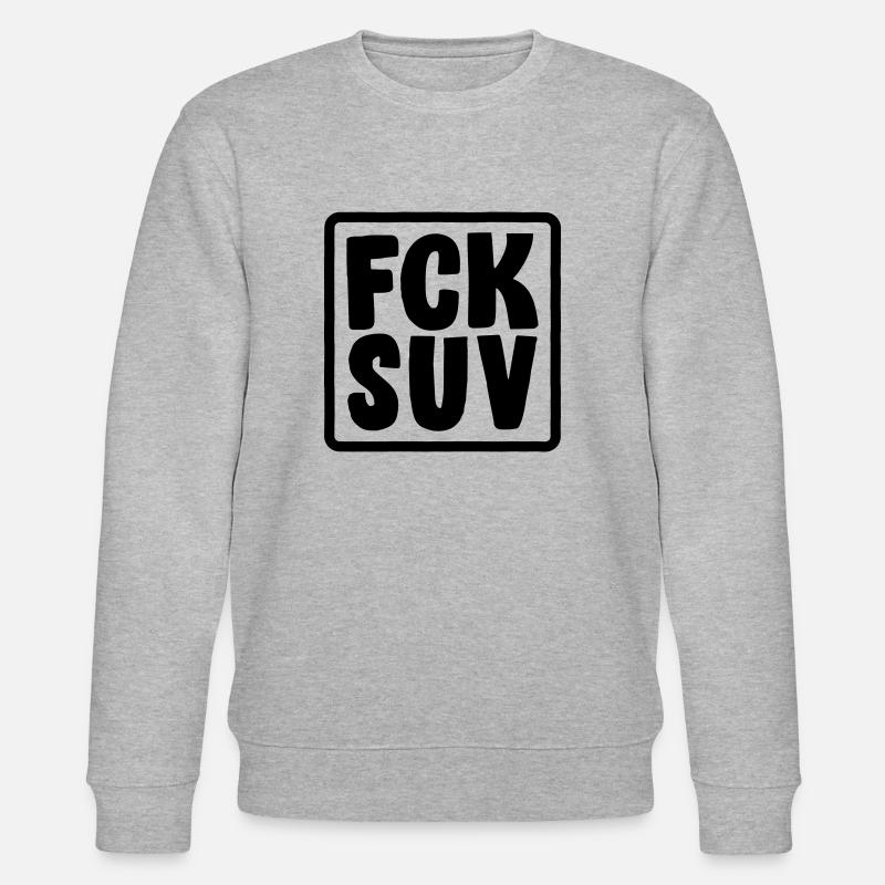 FCK SUV - Stanley/Stella Unisex Bio-Sweatshirt CHANGER  - Grau meliert
