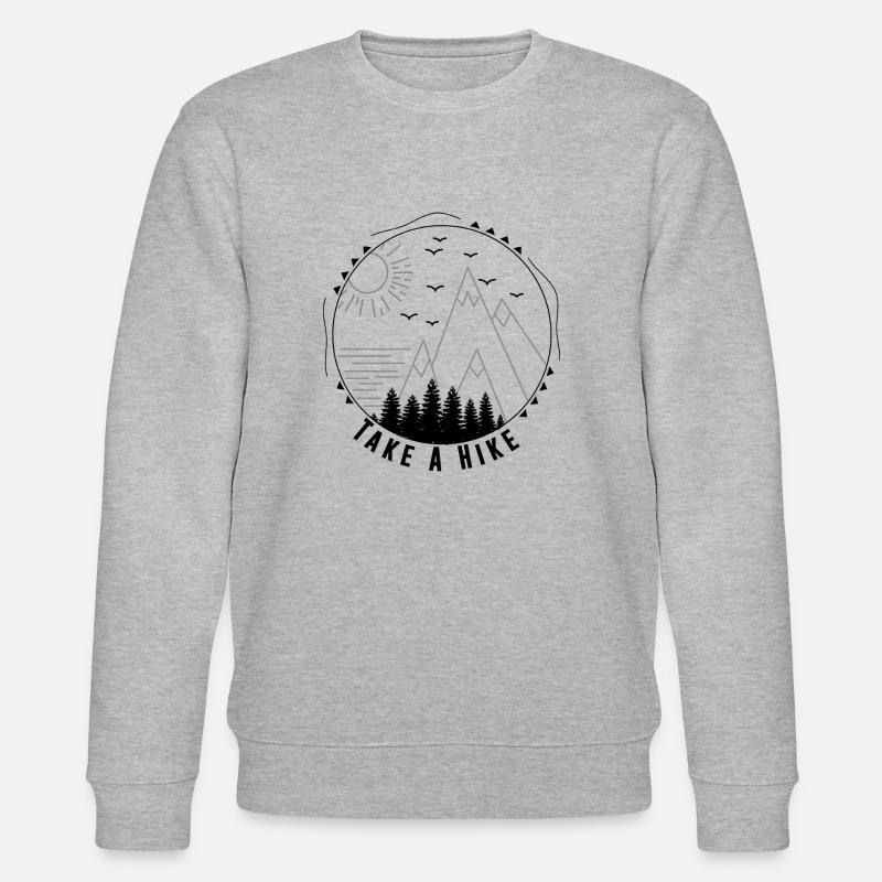 Take A Hike - Stanley/Stella Unisex Bio-Sweatshirt CHANGER  - Grau meliert