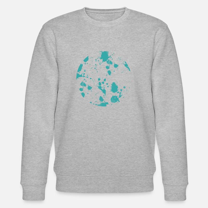 terra - türkis - Stanley/Stella Unisex Bio-Sweatshirt CHANGER  - Grau meliert