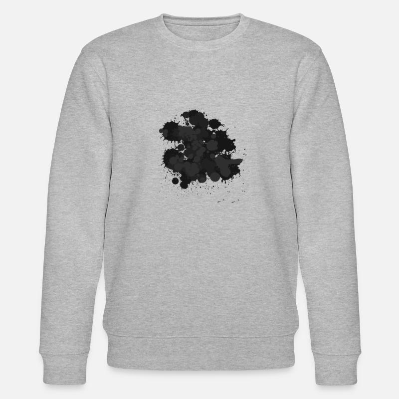 Wolke - schwarz - Stanley/Stella Unisex Bio-Sweatshirt CHANGER  - Grau meliert
