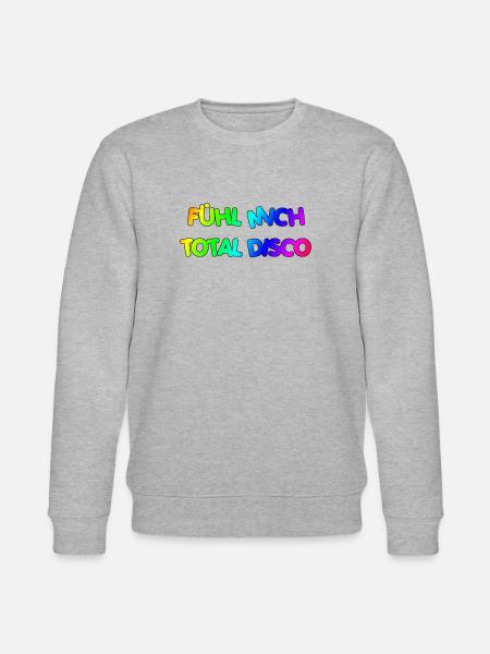 FÜHL MICH DISCO - Stanley/Stella Unisex Bio-Sweatshirt CHANGER  - Grau meliert