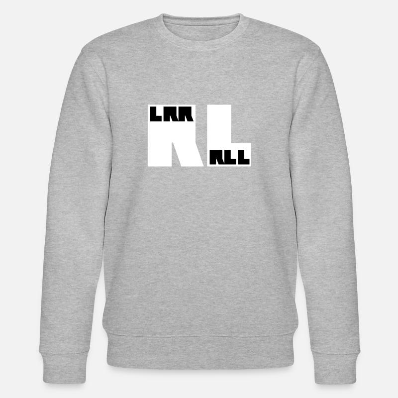RLRRLRLL Drums Paradiddle - Stanley/Stella Unisex Bio-Sweatshirt CHANGER  - Grau meliert