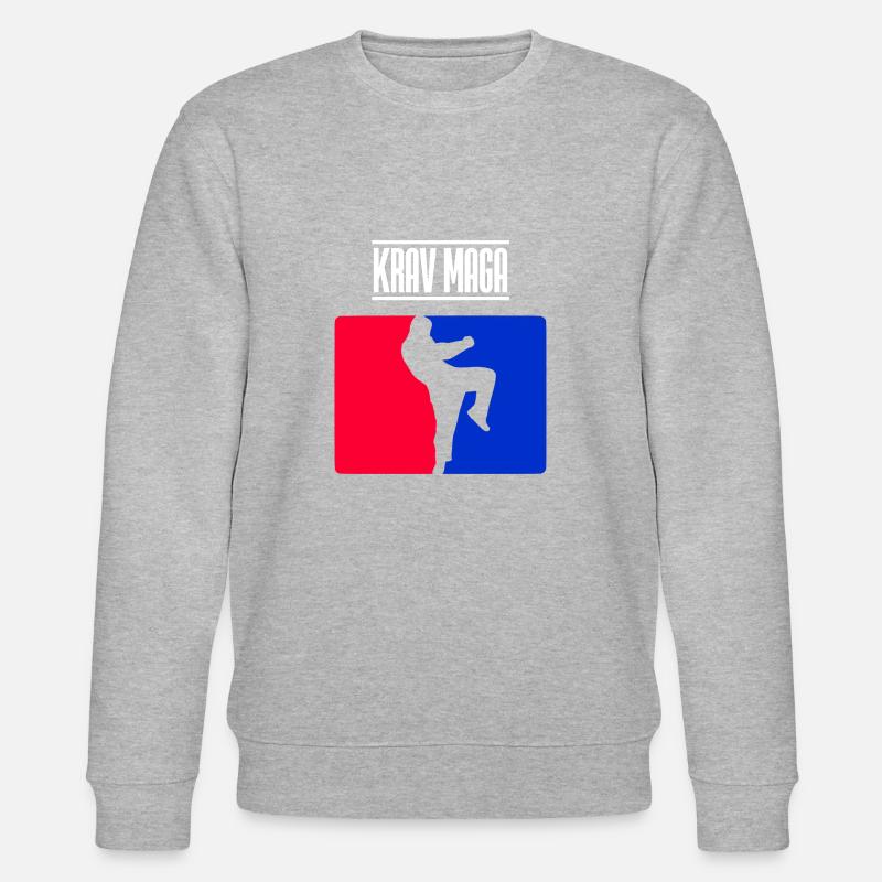 Krav Maga - Stanley/Stella Unisex Bio-Sweatshirt CHANGER  - Grau meliert