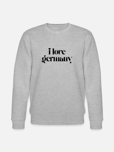 i love germany - Stanley/Stella CHANGER Unisex Organic Sweatshirt - heather grey