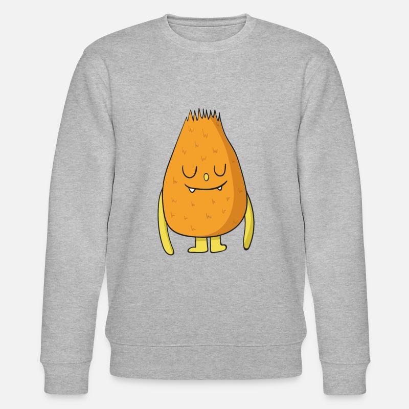 Pelziges Monster - Stanley/Stella Unisex Bio-Sweatshirt CHANGER  - Grau meliert