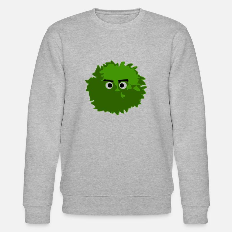 Busch mit Augen - Stanley/Stella Unisex Bio-Sweatshirt CHANGER  - Grau meliert