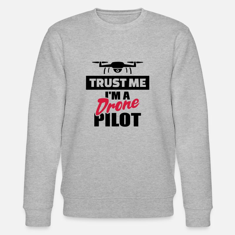 drone - Stanley/Stella CHANGER Unisex Organic Sweatshirt - heather grey