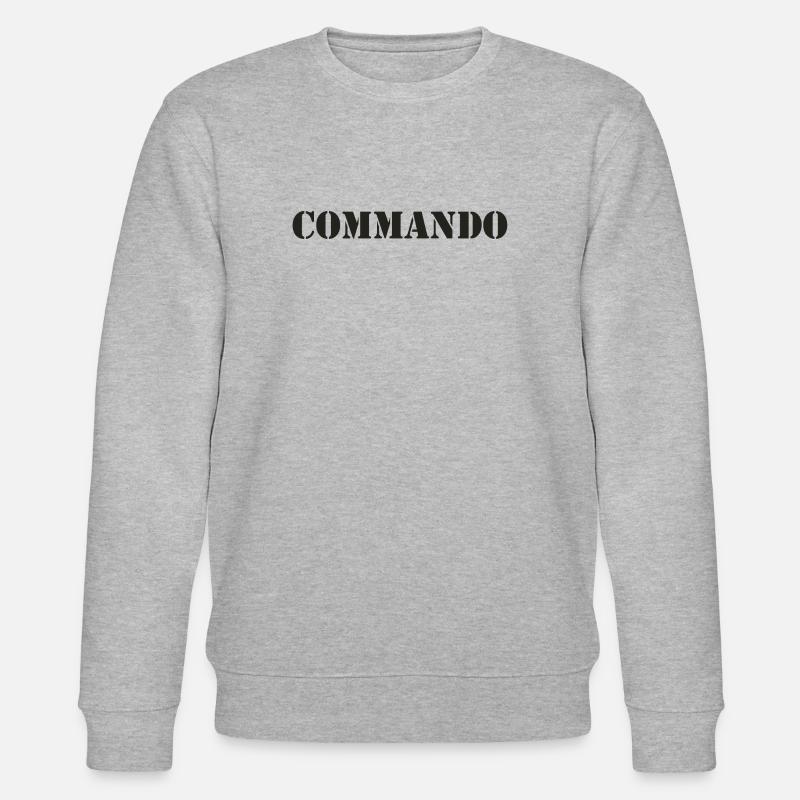 COMMANDO - Stanley/Stella CHANGER Unisex Organic Sweatshirt - heather grey