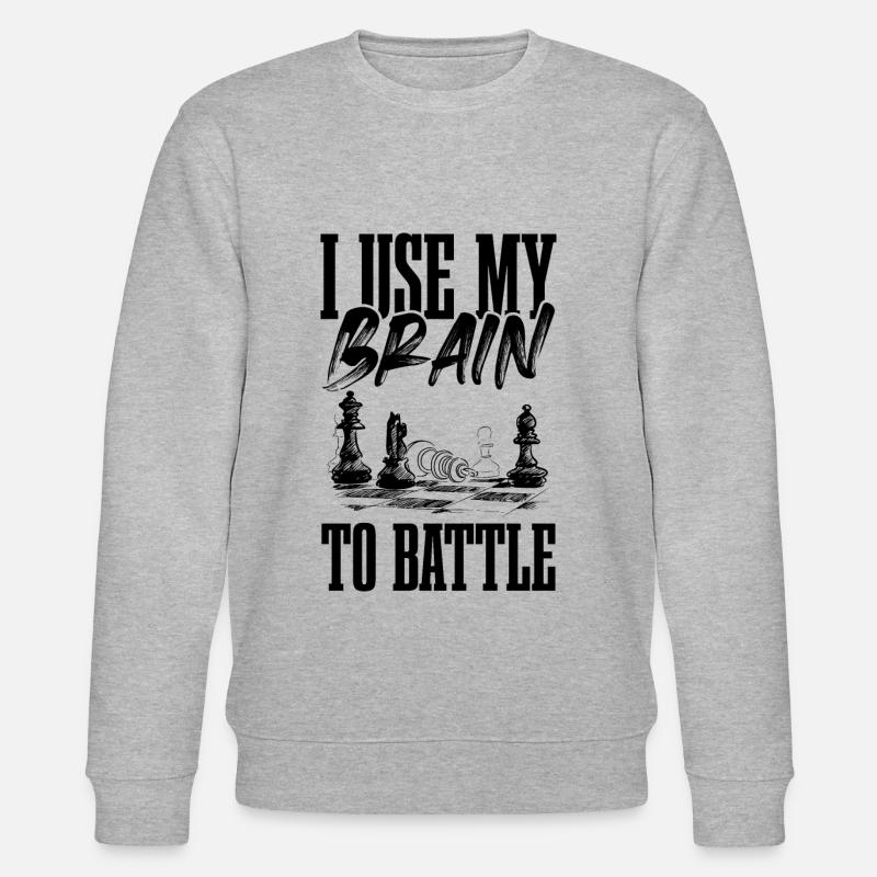 schach spiel - Stanley/Stella Unisex Bio-Sweatshirt CHANGER  - Grau meliert
