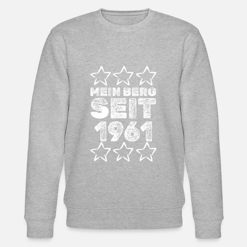 1961 - Stanley/Stella Unisex Bio-Sweatshirt CHANGER  - Grau meliert