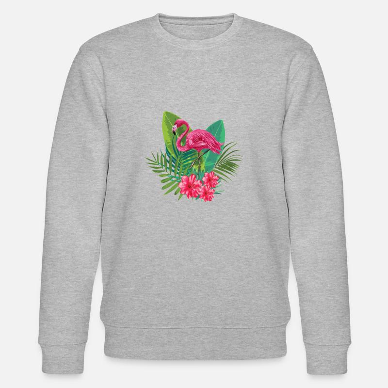 Flamingo - Sweat bio CHANGER Stanley/Stella Unisexe - gris chiné
