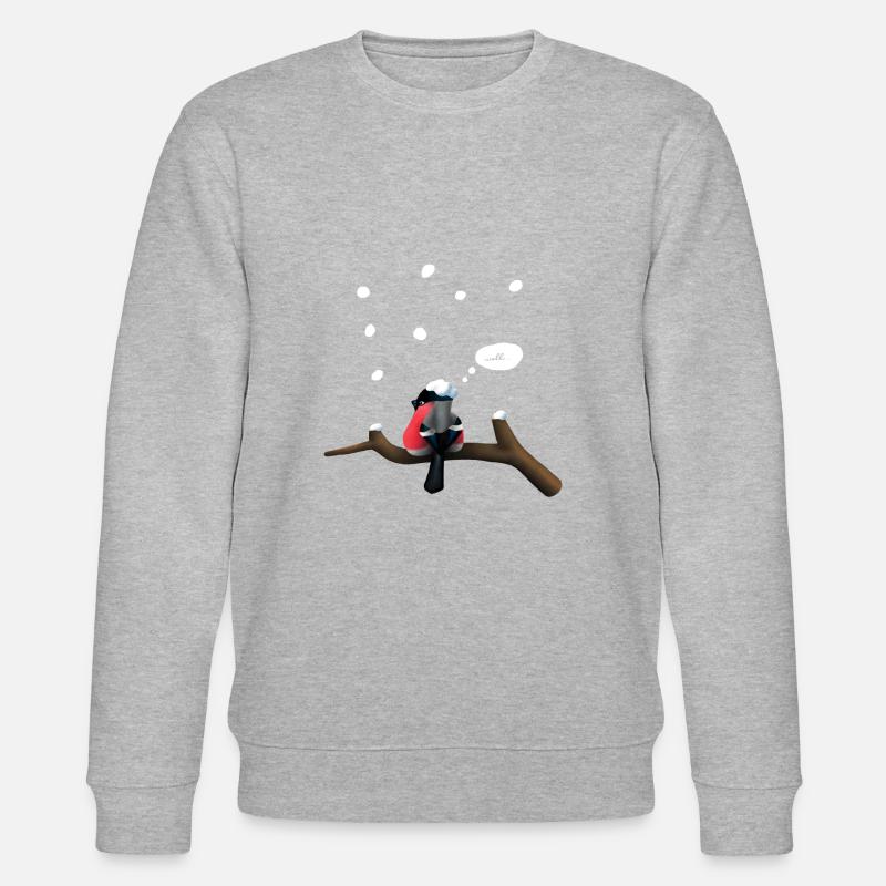 Melancholischer Vogel - Stanley/Stella Unisex Bio-Sweatshirt CHANGER  - Grau meliert