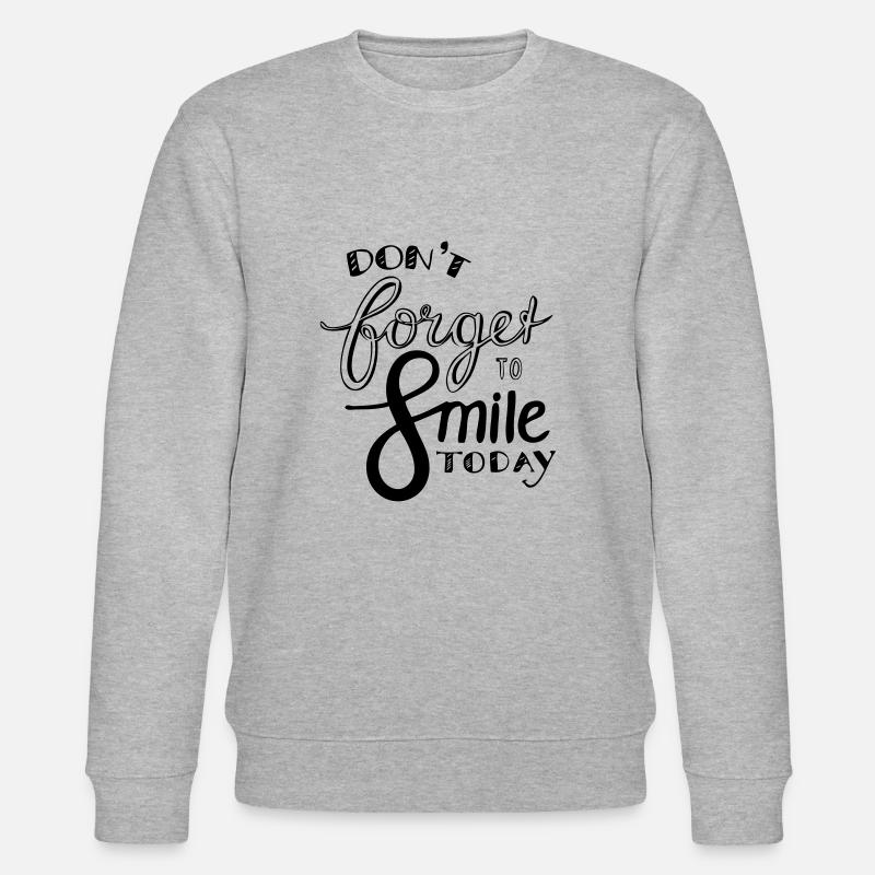 Smile - Stanley/Stella Unisex Bio-Sweatshirt CHANGER  - Grau meliert