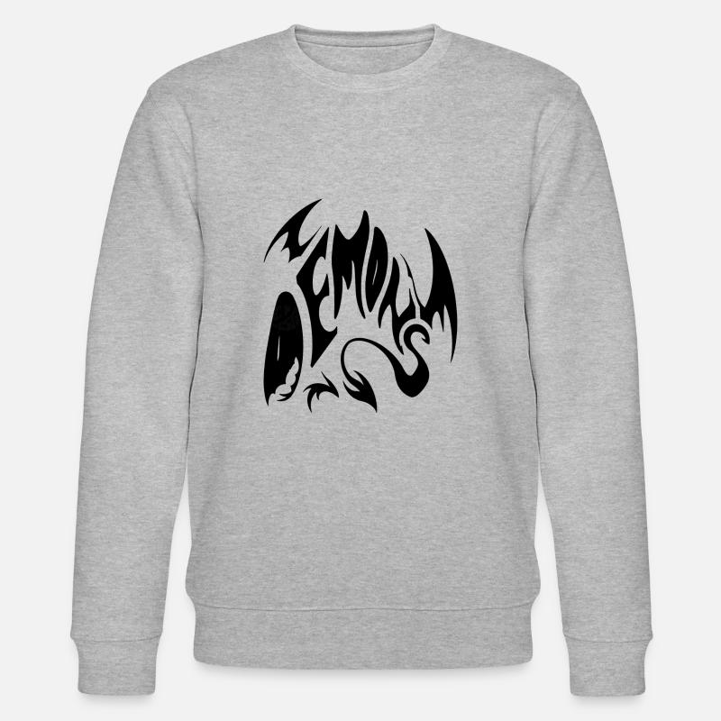 Demons - Stanley/Stella Unisex Bio-Sweatshirt CHANGER  - Grau meliert
