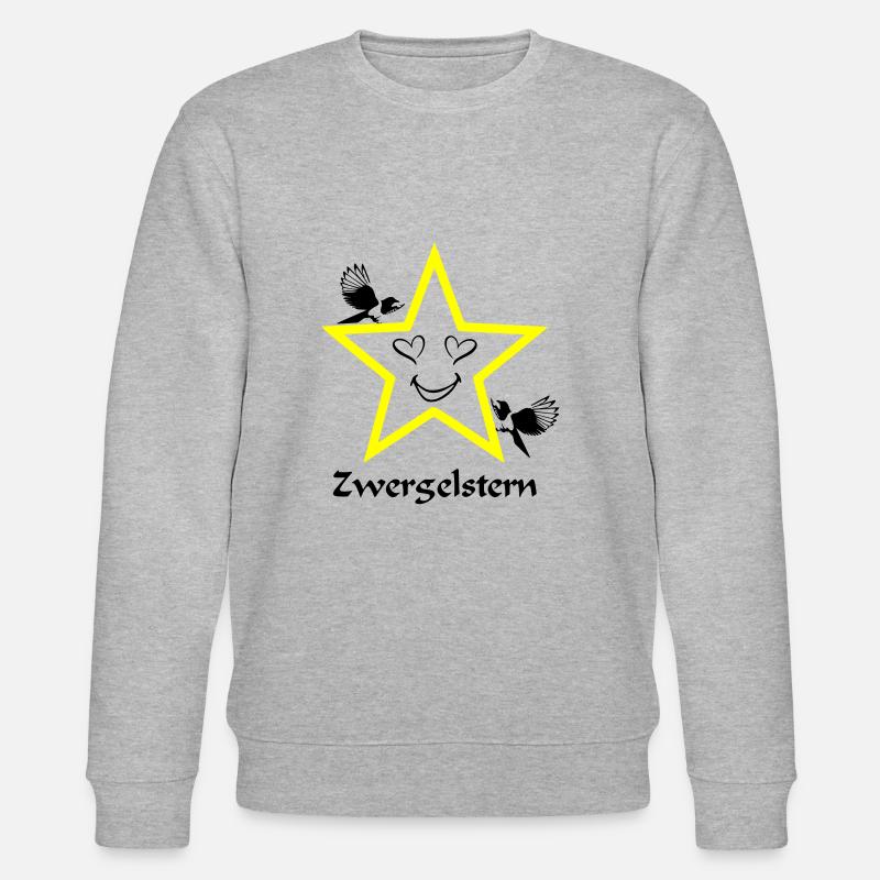 Zwergelstern - Stanley/Stella Unisex Bio-Sweatshirt CHANGER  - Grau meliert