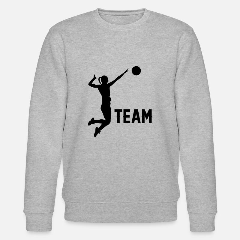 frauen handball - Stanley/Stella Unisex Bio-Sweatshirt CHANGER  - Grau meliert