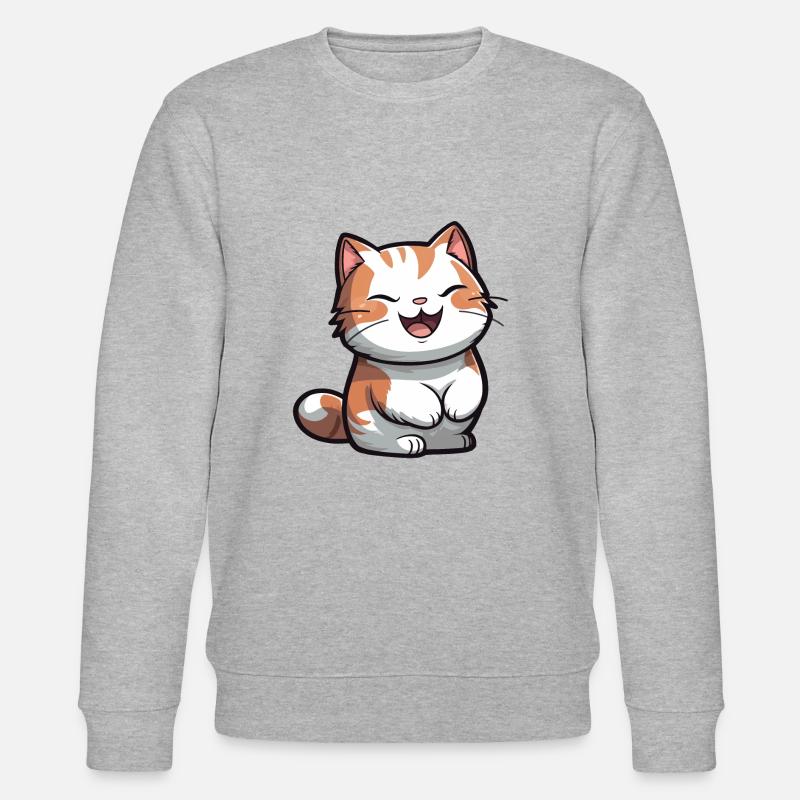 Chat - Sweat bio CHANGER Stanley/Stella Unisexe - gris chiné