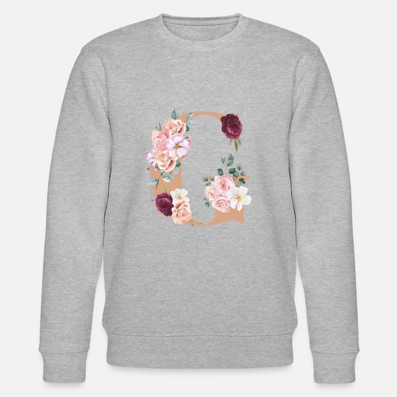 G de fleurs - Sweat bio CHANGER Stanley/Stella Unisexe - gris chiné