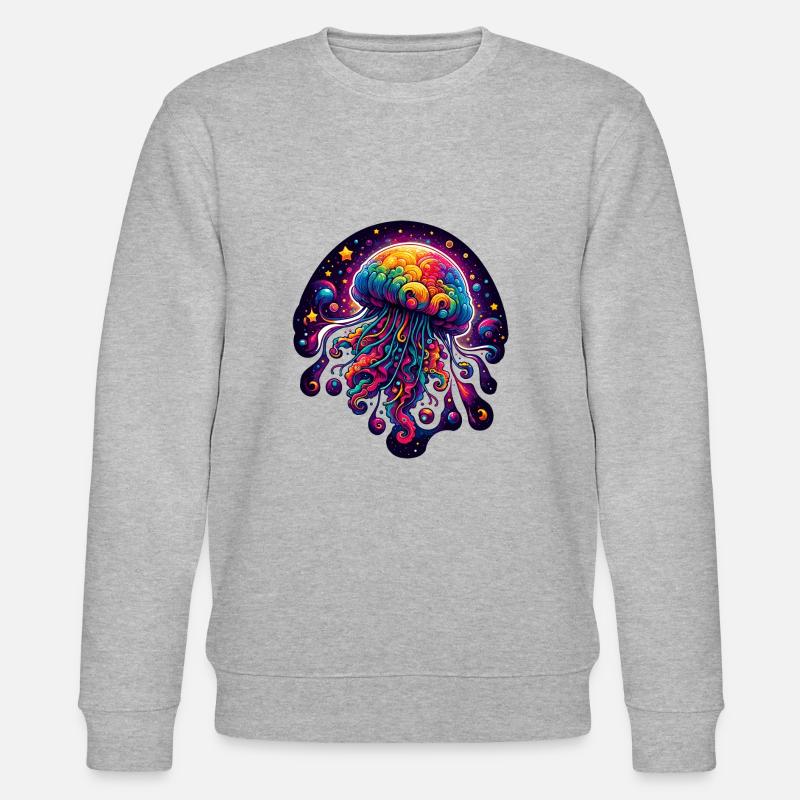 qualle - Stanley/Stella Unisex Bio-Sweatshirt CHANGER  - Grau meliert