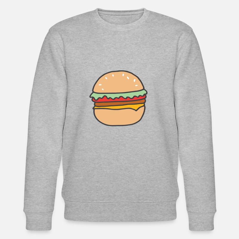 BURGER - Sweat bio CHANGER Stanley/Stella Unisexe - gris chiné