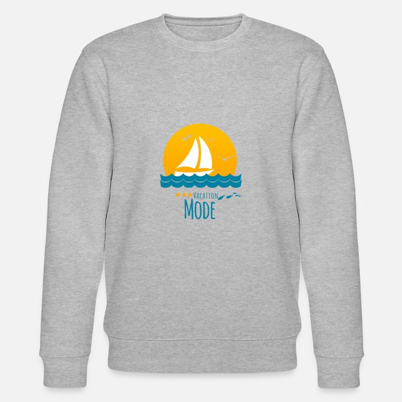 Vacation Mode - Holiday - Stanley/Stella Unisex Bio-Sweatshirt CHANGER  - Grau meliert