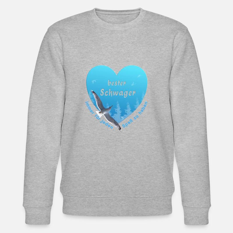 bester Schwager - Stanley/Stella Unisex Bio-Sweatshirt CHANGER  - Grau meliert