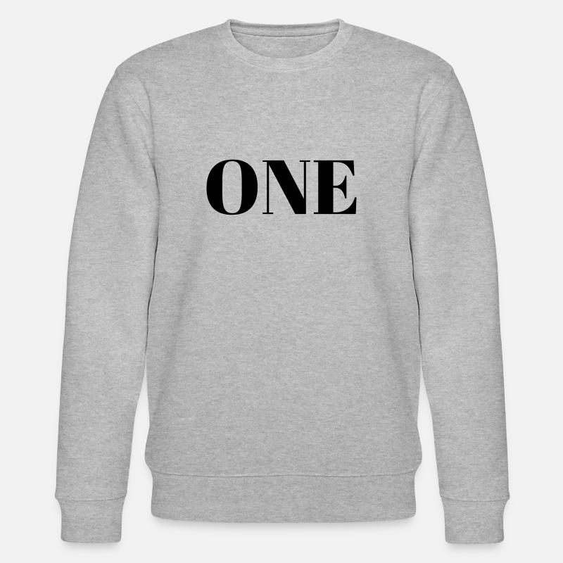 ONE - Stanley/Stella Unisex Bio-Sweatshirt CHANGER  - Grau meliert