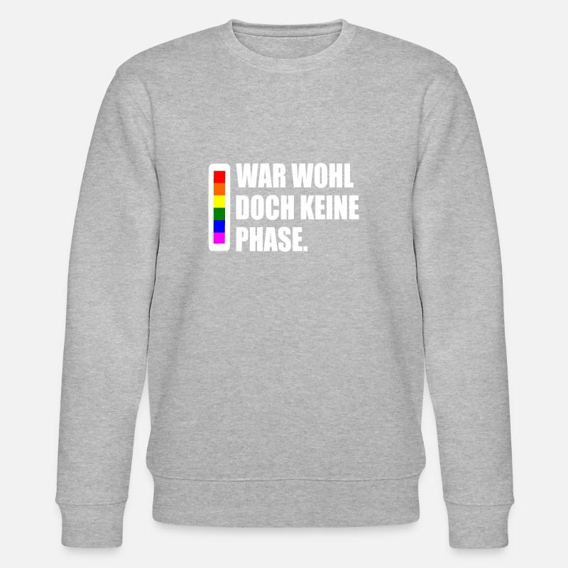 war wohl doch keine phase - Stanley/Stella Unisex Bio-Sweatshirt CHANGER  - Grau meliert