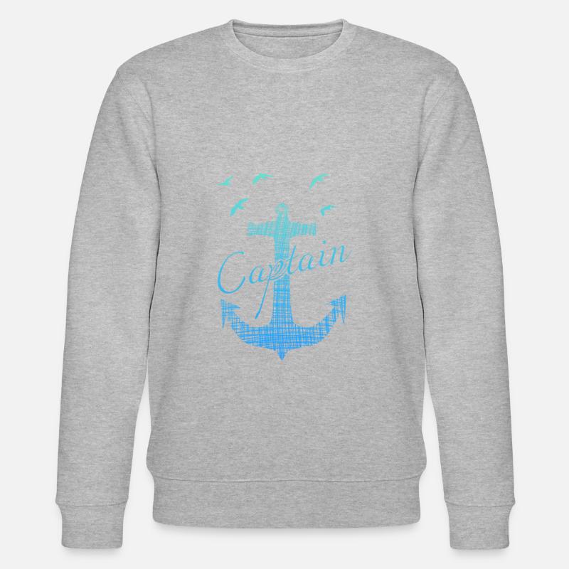 Captain - Stanley/Stella Unisex Bio-Sweatshirt CHANGER  - Grau meliert