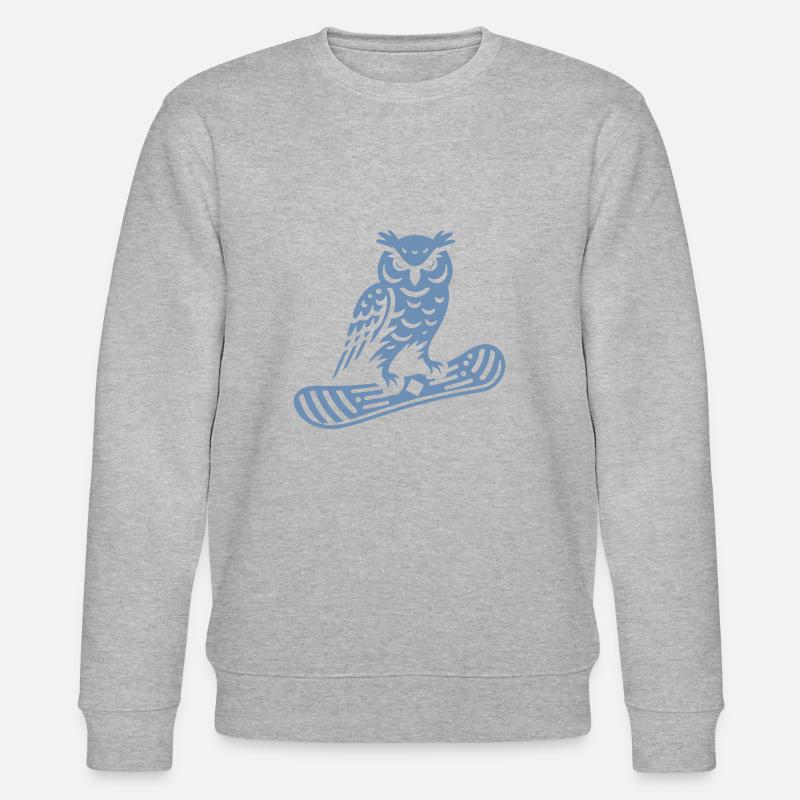 Minimalistisches Design: - Stanley/Stella Unisex Bio-Sweatshirt CHANGER  - Grau meliert