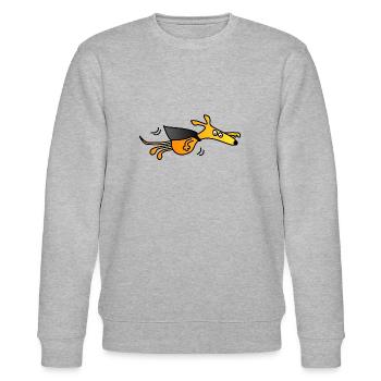 Supergalgo - Stanley/Stella Unisex Bio-Sweatshirt CHANGER  - Grau meliert - Vorne - Nik (191cm) & Marisol (170cm)