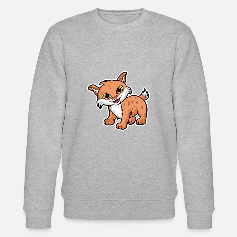 Luchs - Stanley/Stella Unisex Bio-Sweatshirt CHANGER  - Grau meliert