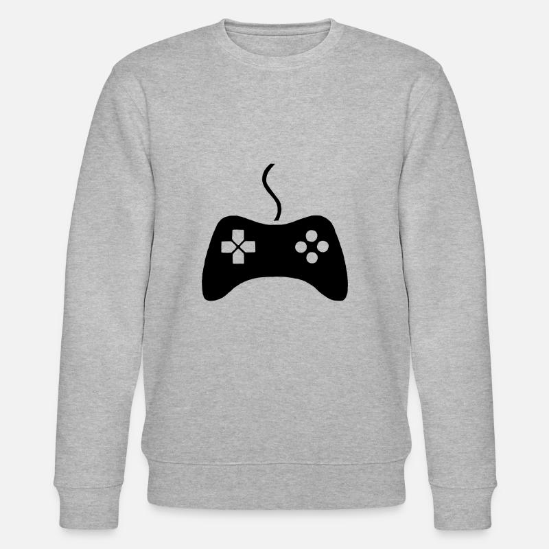 Controller Flat - Stanley/Stella Unisex Bio-Sweatshirt CHANGER  - Grau meliert