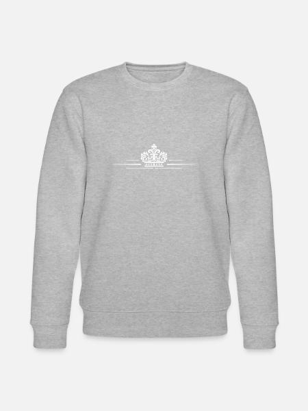 Crown Line Icon - Stanley/Stella CHANGER Unisex Organic Sweatshirt - heather grey