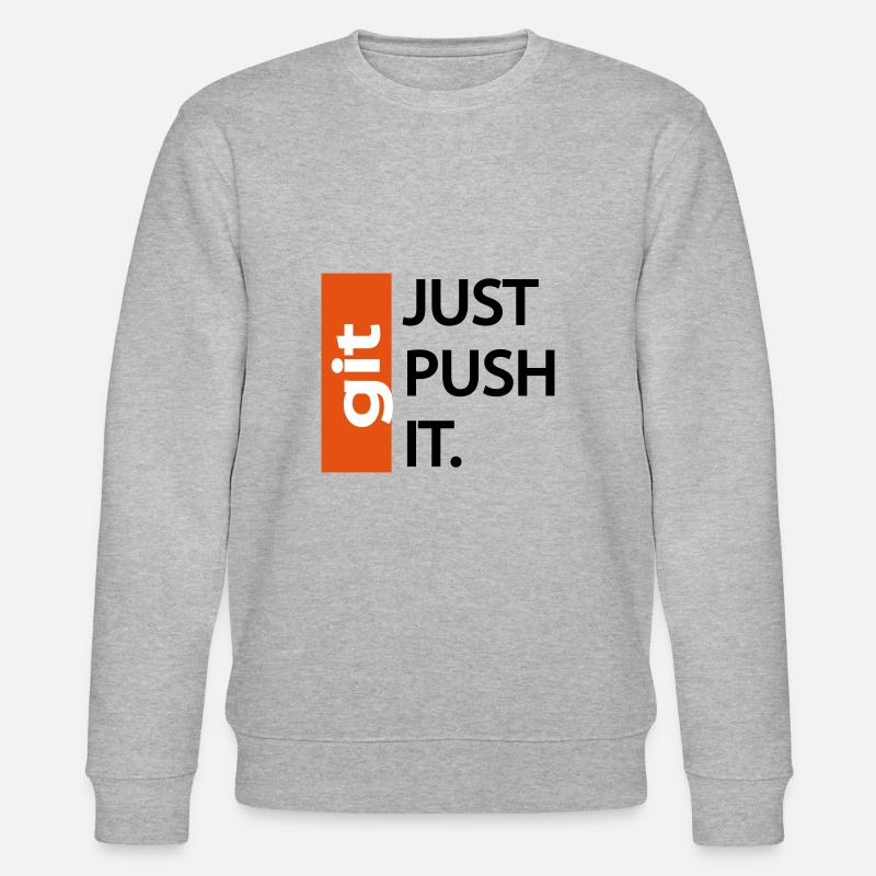 Git Pull - Stanley/Stella Unisex Bio-Sweatshirt CHANGER  - Grau meliert