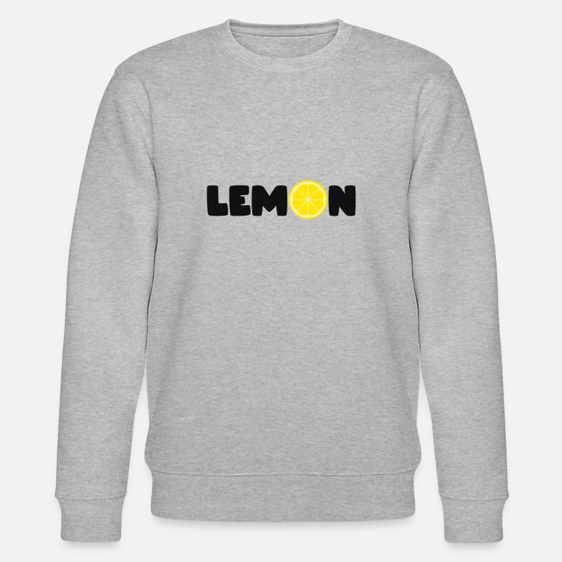 LEMON - Sweat bio CHANGER Stanley/Stella Unisexe - gris chiné