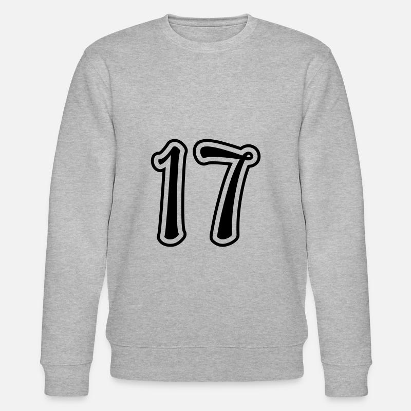 17 Numéro de numéro - Sweat bio CHANGER Stanley/Stella Unisexe - gris chiné