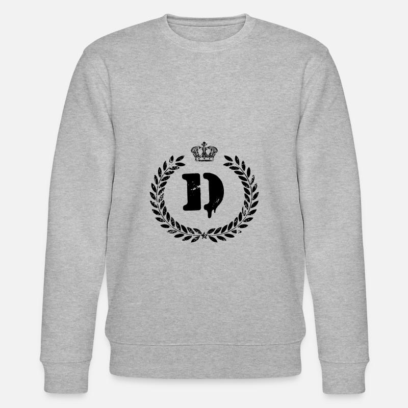 D Buchstabe Wappen - Stanley/Stella Unisex Bio-Sweatshirt CHANGER  - Grau meliert