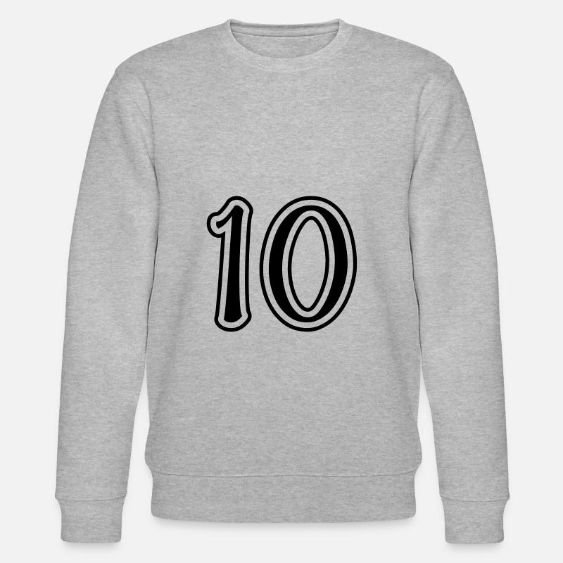 10 Numéro - Sweat bio CHANGER Stanley/Stella Unisexe - gris chiné
