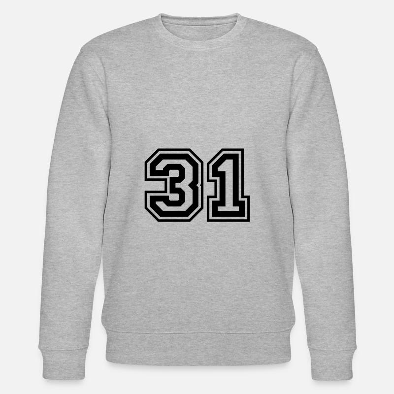 31 Numéro de numéro - Sweat bio CHANGER Stanley/Stella Unisexe - gris chiné
