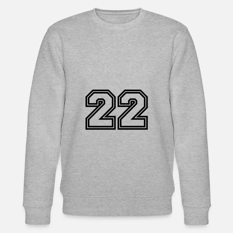 Symbole numérique 22 - Sweat bio CHANGER Stanley/Stella Unisexe - gris chiné