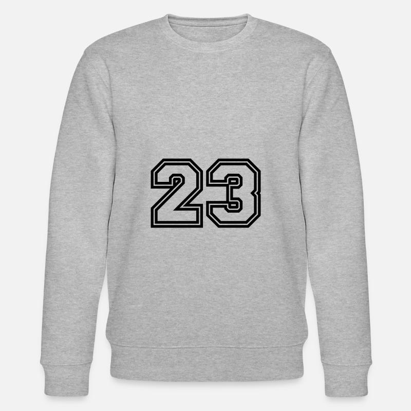 23 Symbole numérique - Sweat bio CHANGER Stanley/Stella Unisexe - gris chiné