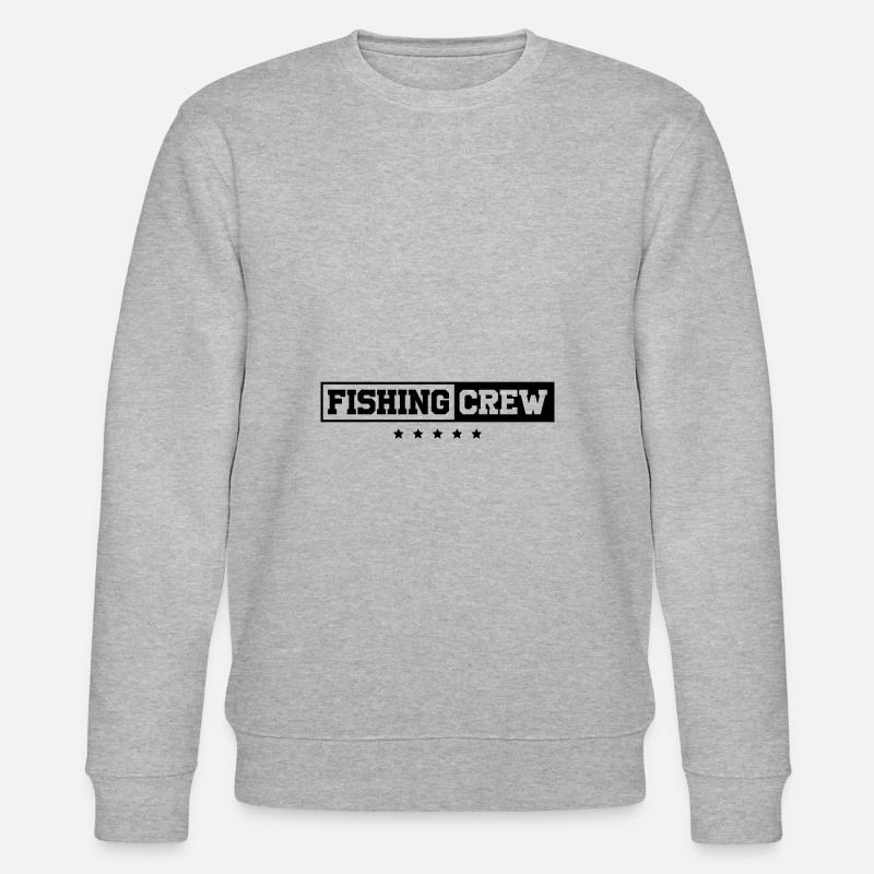 fishing crew - Stanley/Stella Unisex Bio-Sweatshirt CHANGER  - Grau meliert