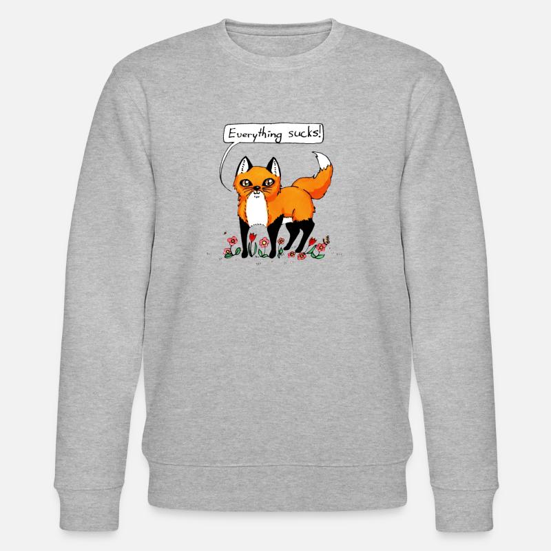 Everything sucks - Stanley/Stella Unisex Bio-Sweatshirt CHANGER  - Grau meliert