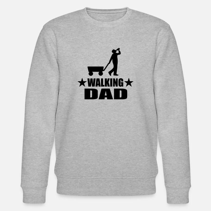 Papa - Stanley/Stella Unisex Bio-Sweatshirt CHANGER  - Grau meliert