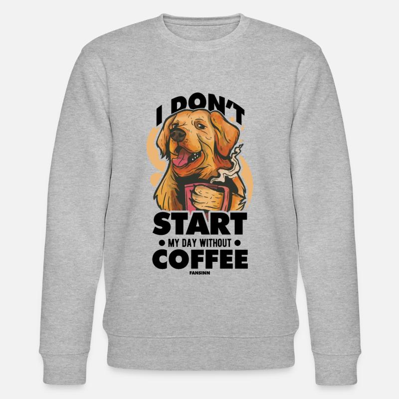 Kaffee - Stanley/Stella Unisex Bio-Sweatshirt CHANGER  - Grau meliert