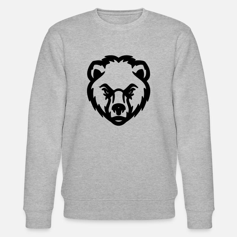 tête d'ours - Sweat bio CHANGER Stanley/Stella Unisexe - gris chiné