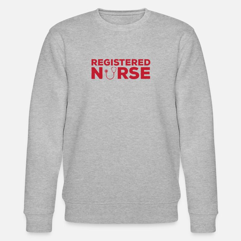 Staatlich Geprüfte Krankenschwester - Stanley/Stella Unisex Bio-Sweatshirt CHANGER  - Grau meliert