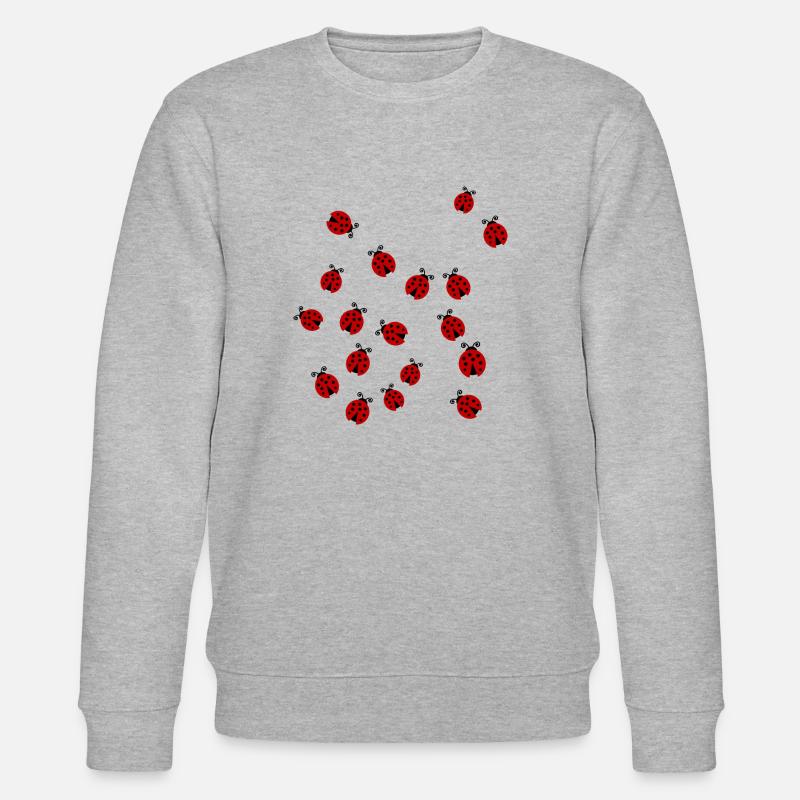 Marienkäfer in der Gruppe - Stanley/Stella Unisex Bio-Sweatshirt CHANGER  - Grau meliert